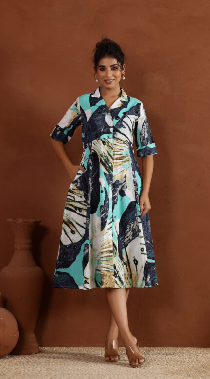 Cotton Printed Dress